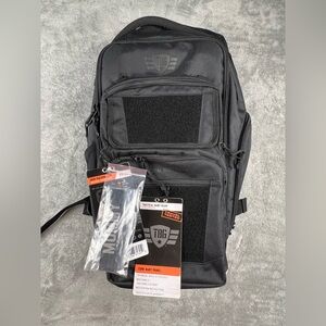 Tactical Baby Gear Diaper Bag TBG Backpack Built-In Changing Mat Black Mod Panel